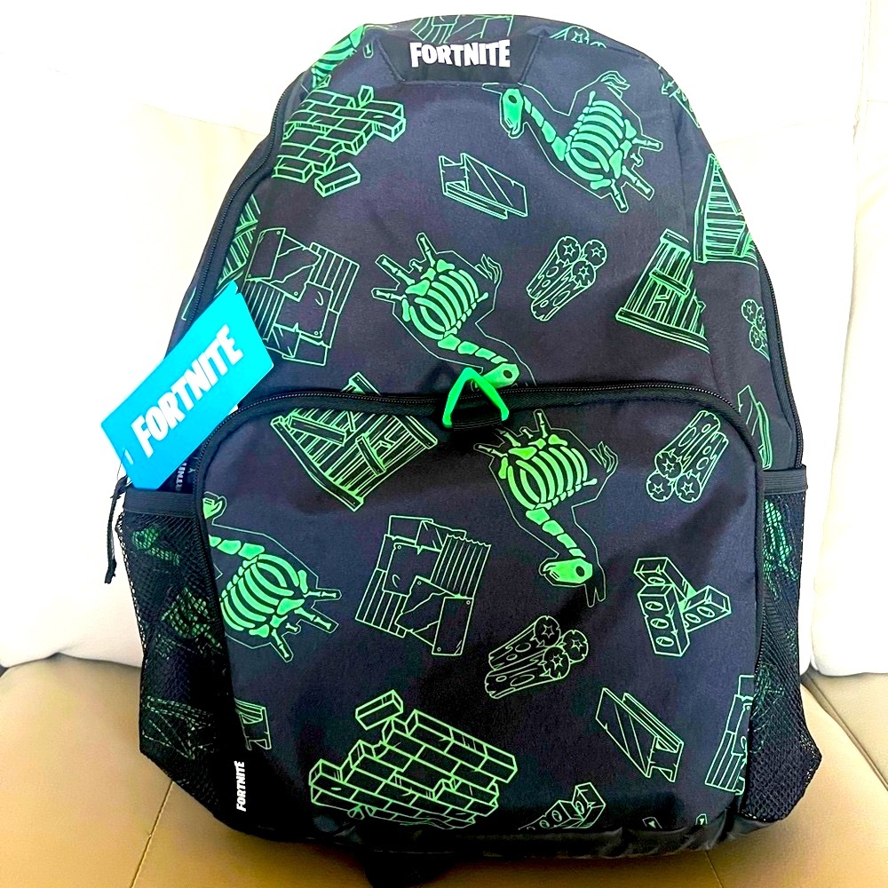 Fortnite Backpack with Green Accents